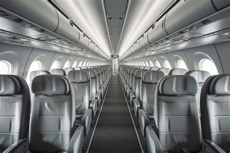 Free Photo | Clean airplane interior