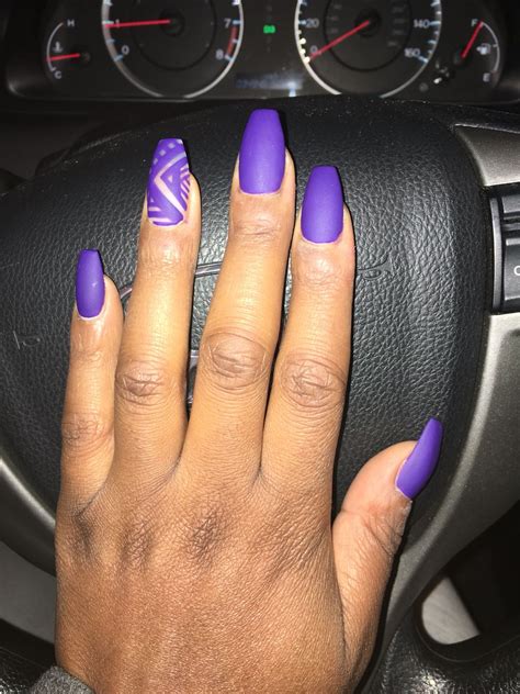 Matte Purple | Purple, Nails, Splash