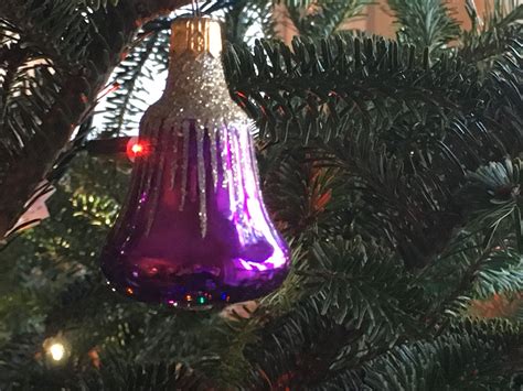 Purple ornaments are part of my history. I bought this and several ...