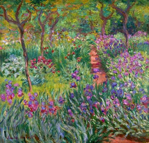 The Iris Garden at Giverny, 1899 - 1900 - Claude Monet - WikiArt.org