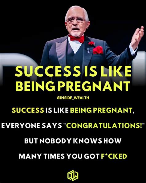 Success is like being pregnant | life motivation | success inspiration ...