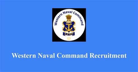 Western Naval Command Recruitment 2018 - 99 Vacancies