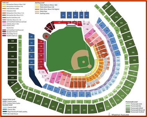 Citi Field Seat Map With Numbers – Two Birds Home