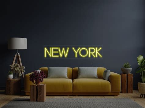 New York Neon Sign New York Wall Art Apartment Decor Neon - Etsy