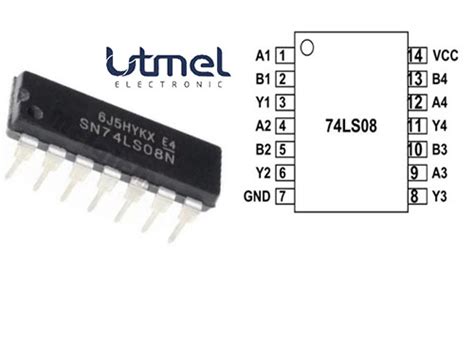 74LS08 AND Two Input Gate IC: Datasheet, Pinout and Voltage