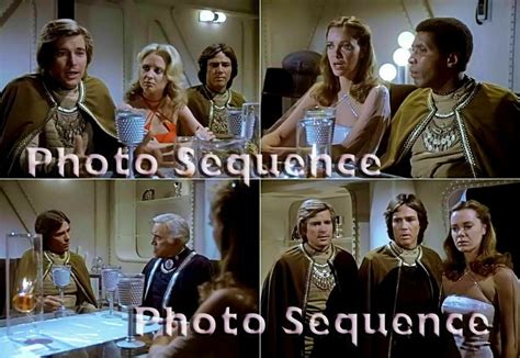 BATTLESTAR GALACTICA Anne Lockhart Dirk Benedict PHOTO Sequence #01