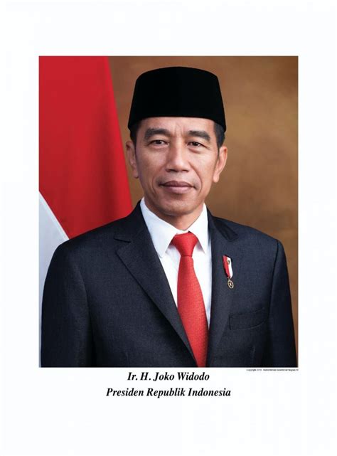 Inilah Foto Resmi Jokowi-Ma'ruf Amin Sebagai Presiden-Wakil Presiden Republik Indonesia