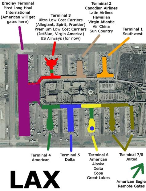 Lax Airport Gate Map