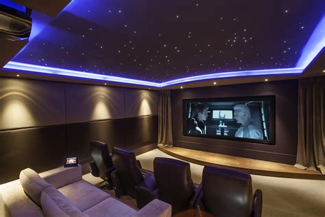 Fibre Optic Lighting | Sala home cinema, Stanze teatro a casa, Cinema a casa