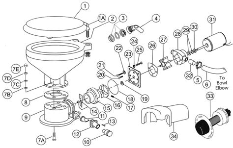 Jabsco Marine Toilet Diagram