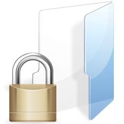 Free Folder Locked Icon - png, ico and icns formats for Windows, Mac OS X and Linux