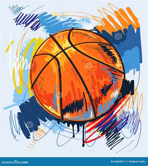 Vector Basketball Stock Image - Image: 25044271