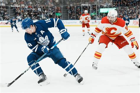 Mitch Marner extends point streak as Maple Leafs top Calgary Flames 5-4 ...