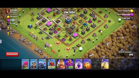 town hall 12 pekka attack strategy - YouTube