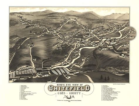 Historic Map - Whitefield, NH - 1883 | World Maps Online