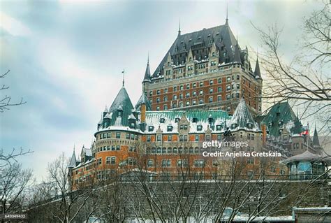 Fairmont Le Château Frontenac Luxury Hotel In Old City Quebec Canada ...