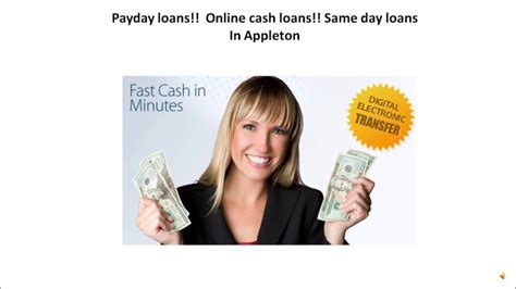 Payday loans in Appleton WI - YouTube