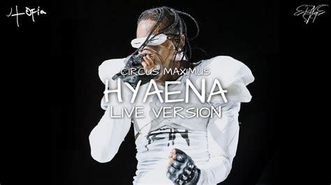 Travis Scott - HYAENA (Live Version) - YouTube