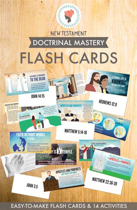 New Testament Doctrinal Mastery Passages Posters, Flash Cards...