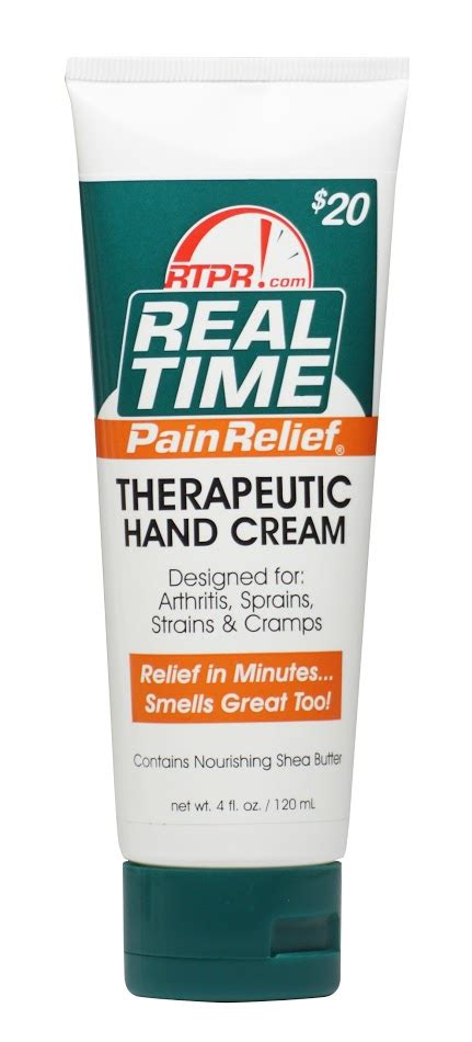 Real Time Pain Relief - Hand Cream 4oz Tube 793573191007 | eBay