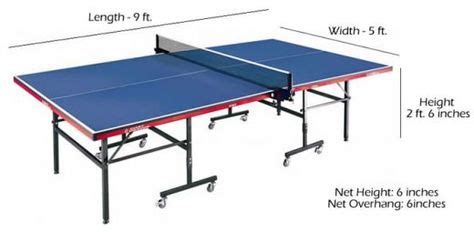 Dimensions of ping pong table. For building a surface which will rest on top of the pool table ...