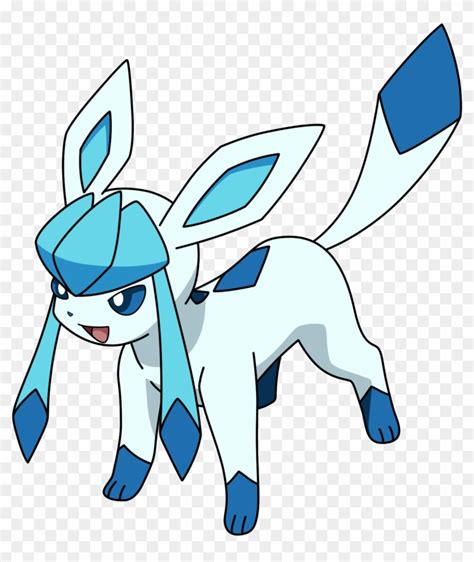 Glaceon Png - Pokemon Eevee Evolution Glaceon, Transparent Png - 1300x1500(#790628) - PngFind