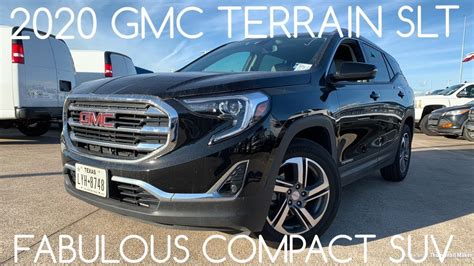 2020 GMC Terrain SLT 1.5L Turbo: Review & Start up - YouTube