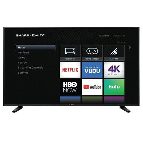 Sharp 58" Class 4K Ultra HD (2160P) HDR Roku Smart LED TV (58Q7330U ...