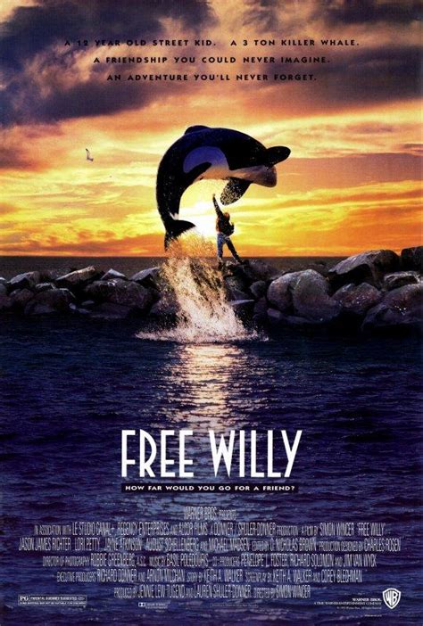 Free Willy (1992) 27x40 Movie Poster - Walmart.com