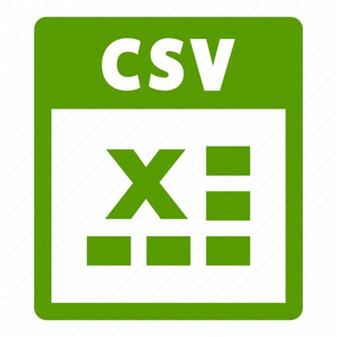 Csv, csv file, document, extension, file, format icon