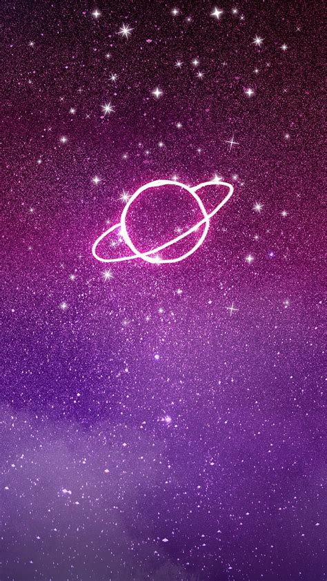 Aesthetic space Android wallpaper, sparkling | Premium Photo - rawpixel