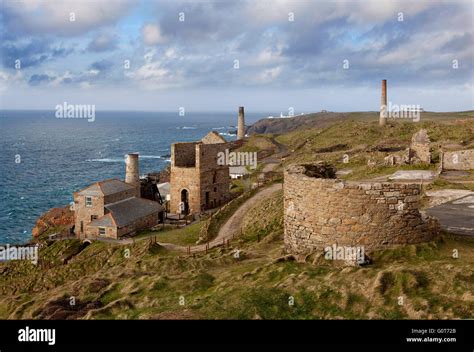 Levant Tin Mine and Beam Engine Stock Photo - Alamy