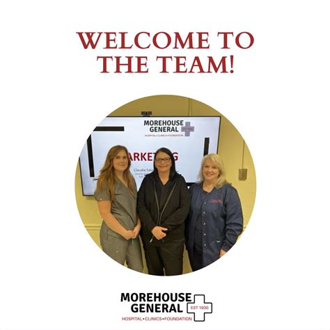 Today we welcomed three new... - Morehouse General Hospital | Facebook