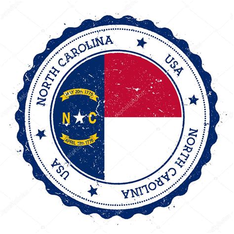 North Carolina flag badge. Stock Vector Image by ©Begin Again #125429016