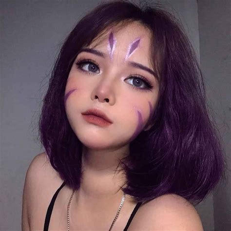 Kaisa Cosplay | Edgy makeup, Alternative makeup, Pretty makeup