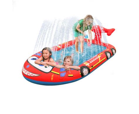 Inflatable Sprinkler Pool - Fire Engine - Kids Nook