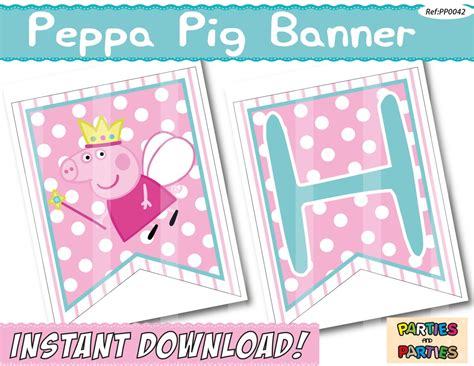 Banner Peppa Pig Birthday Party, Home Design, Interior Design, Happy ...