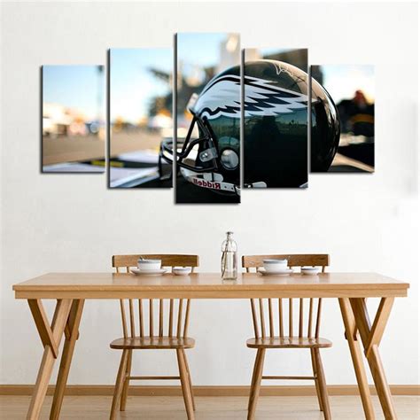 Philadelphia Eagles Helmet Style Canvas – Donelanetop Store