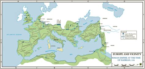 Map of the Roman Empire AD 117 (USMA)