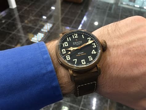 Zenith Pilot Type 20 Extra Special bronze | Leather watch, Bronze, Zenith