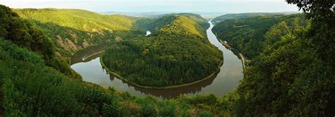 Saar River Loop At Mettlach by Jochen Schlenker