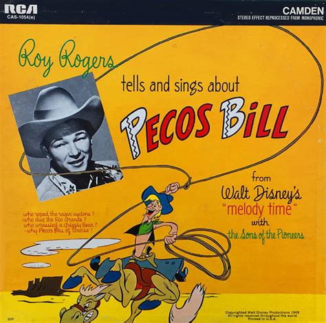 Walt Disney’s “Pecos Bill” on Records