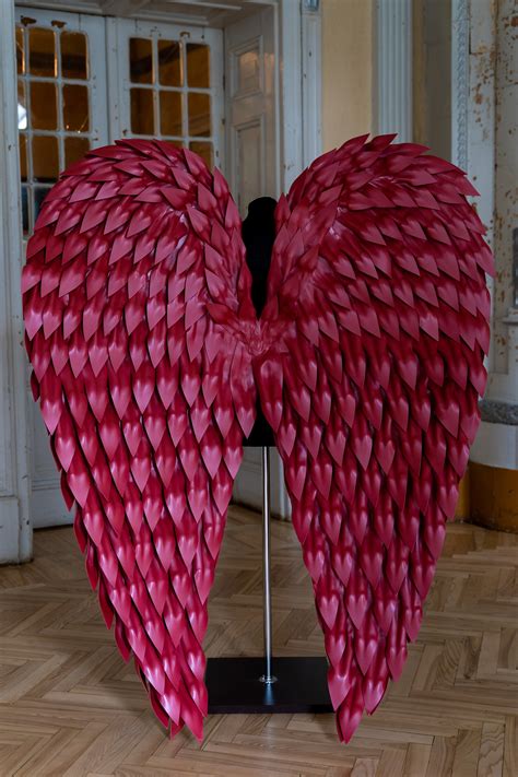 Dark Red Angel Wings Costume Photoshoots Props Cosplay - Etsy