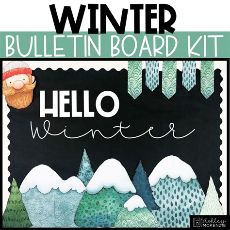 Winter Wonderland Bulletin Board Kit, Easy Seasonal Classroom ...