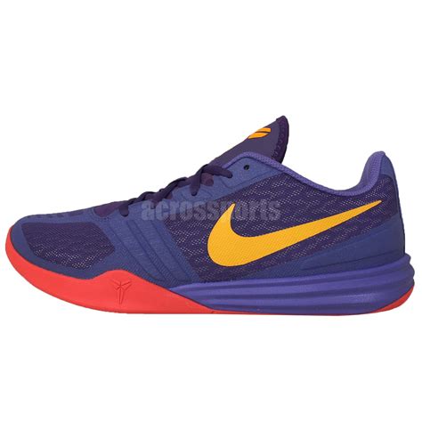 Nike KB Mentality Purple Gold 2015 Mens Kobe Bryant Mens Basketball Shoes