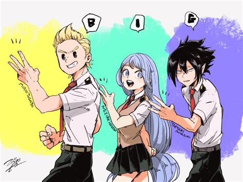 Characters: Mirio Togata, Nejire Hadou, Tamaki Amajiki | Boku no hero ...