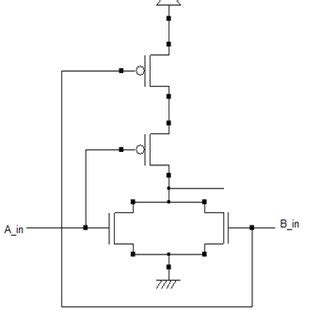 AND gate Transistor level Schematic | Download Scientific Diagram