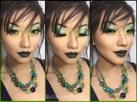 Green makeup | Green makeup, Makeup, Halloween face makeup