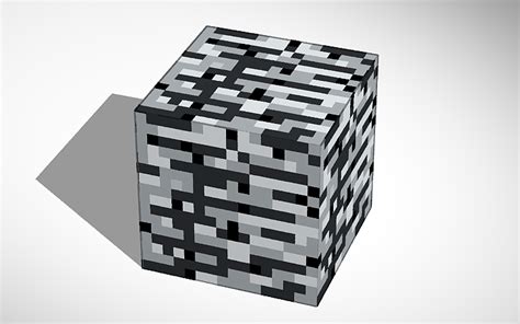 3D design Bedrock block (Minecraft) - Tinkercad