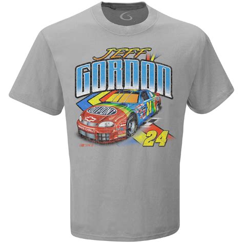 Jeff Gordon Vintage 1995 Rainbow Grey T-Shirt | Shop the Jeff Gordon Official Store